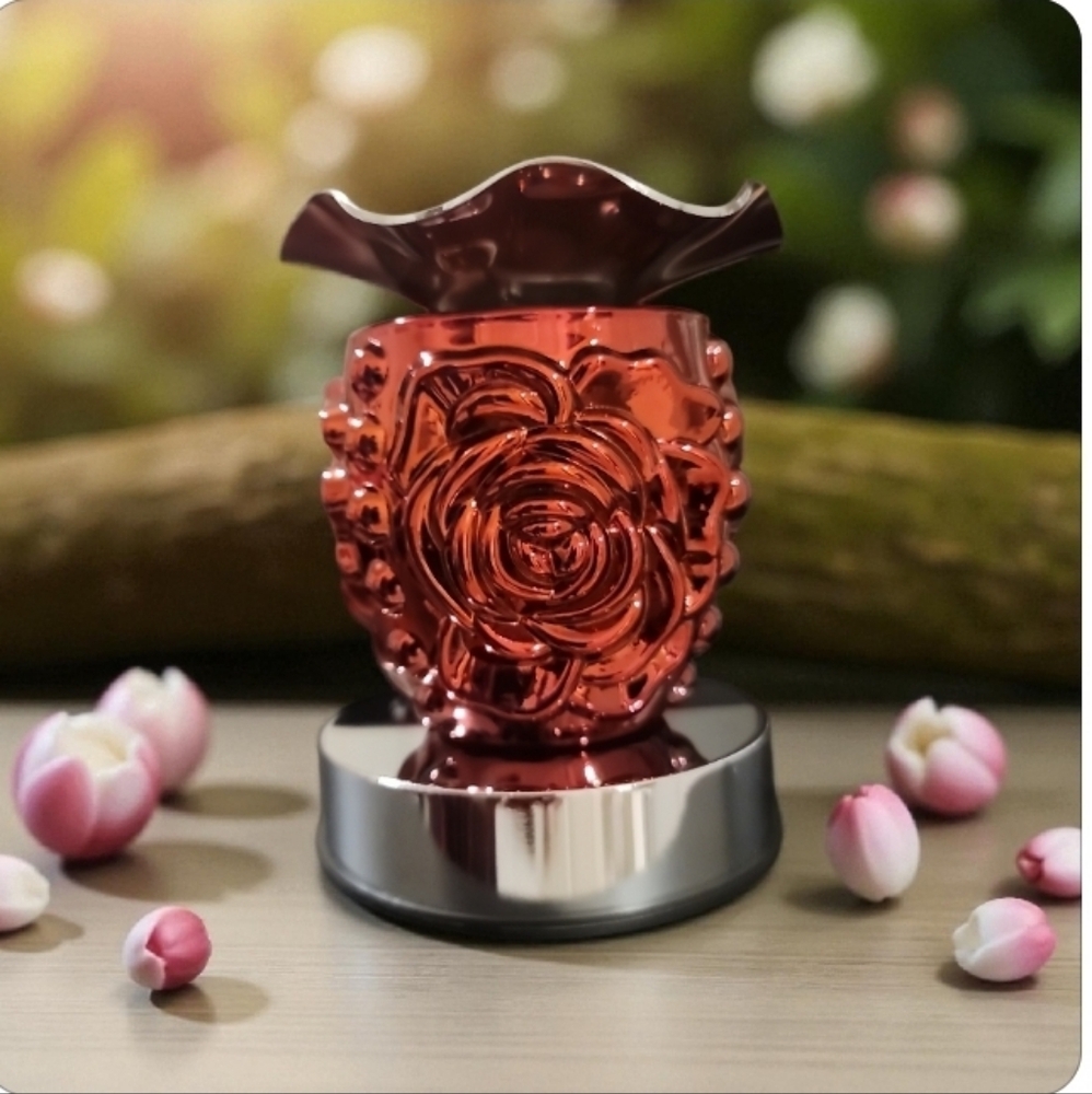 Metallic Copper Rose AROMA LAMP
